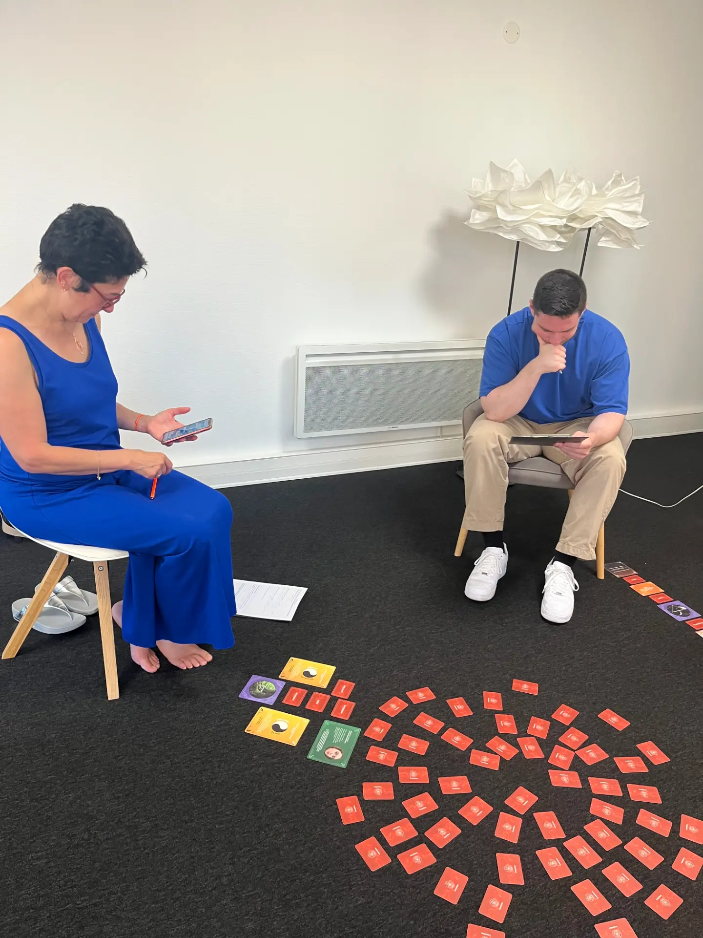 Séance Cap Agapé en duo autour des cartes